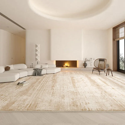 VIKAMA Modern Light Luxury Washed Carpet Living Room Bedroom Floor Mat Home Decoration Can Be Wiped Folding Cloakroom Carpet