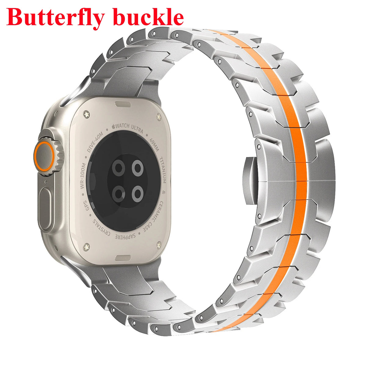 Stainless Steel Strap For Apple Watch Series 12 11 10 9 8 SE 3 46mm 45mm 42mm 44mm Metal Bracelet Band iWatch Ultra 4/3/2/1 49mm