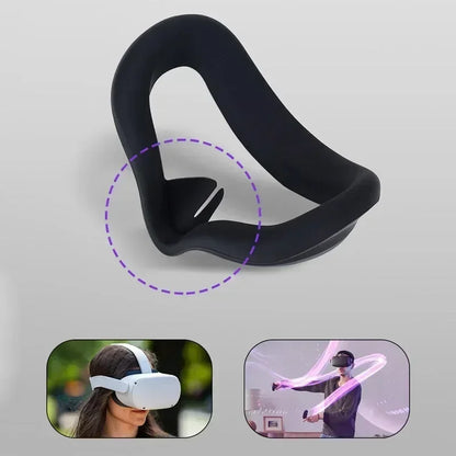 New For Oculus Quest 2 Replacement Face Pad Cushion Face Cover Bracket Protective Mat Eye Pad For Oculus Quest 2 VR Accessories