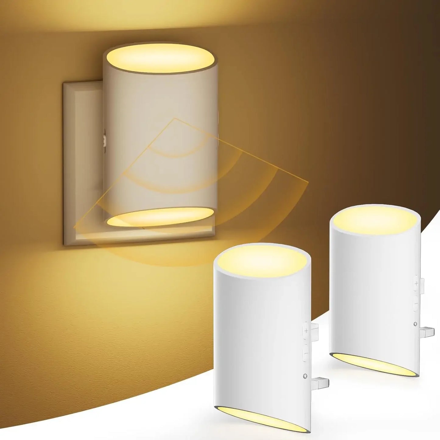 Night Light Motion Sensor With LED Light EU Plug Lamps Children'S Night Light Wireless Night Lamp For Bedside Table Bedroom