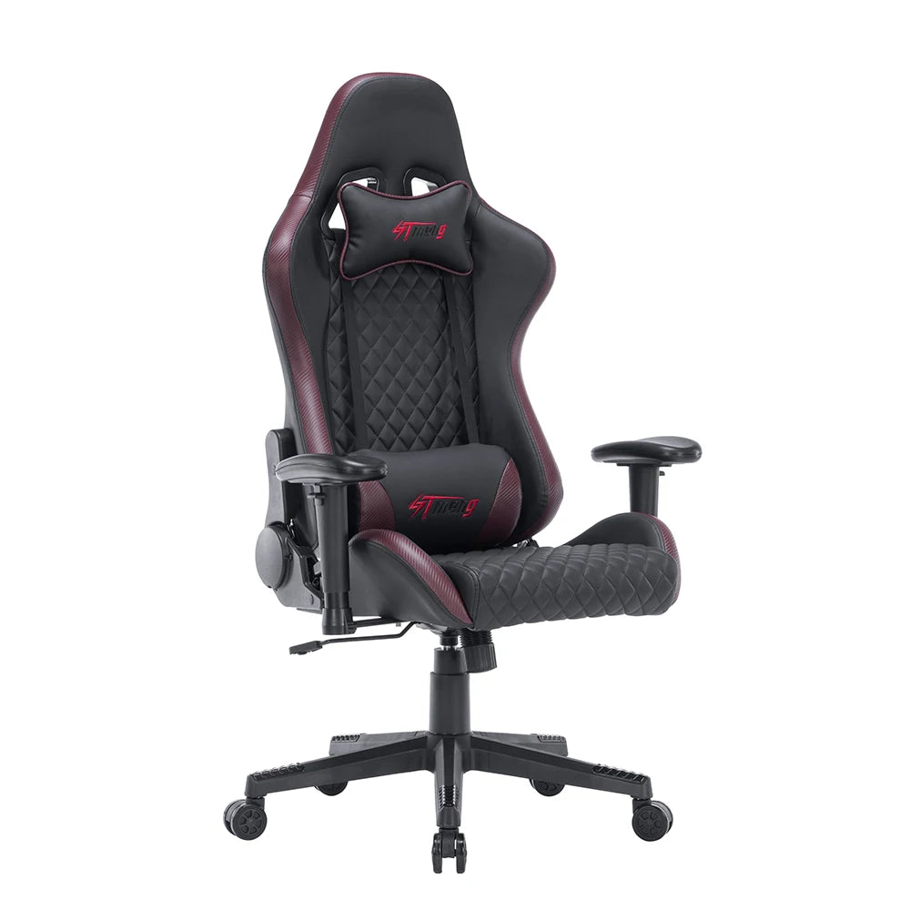 Customized Luxury PU Leather Ergonomic Adjustable Armrest Colorful Sillas Gamer RGB LED Computer Gaming Chair