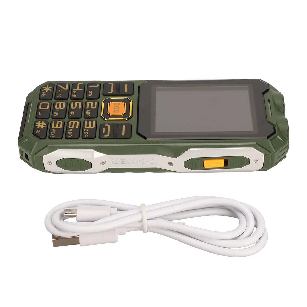Senior Cellphone 2G 2.6in  16800mAh High Volume Elderly Mobile Phone With Charging Line for Calling 2G Senior Cellphone