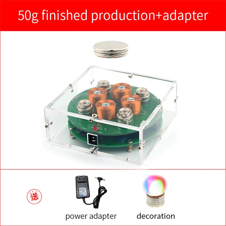 CIRMECH Intelligent Magnetic Levitation Push Type Magnetic Levitation DIY Kit DC12V 2A New Style Suspension Magnetic