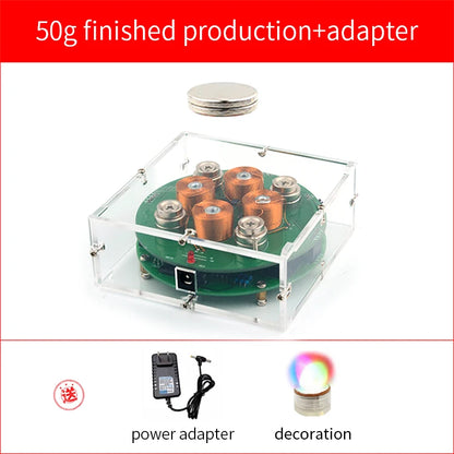 CIRMECH Intelligent Magnetic Levitation Push Type Magnetic Levitation DIY Kit DC12V 2A New Style Suspension Magnetic