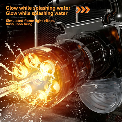 Children Simulated Firing Electric Water Gun Toy Gatling Automatic Continuous Shooting Water Pistol Summer Outdoor Toys for Kids