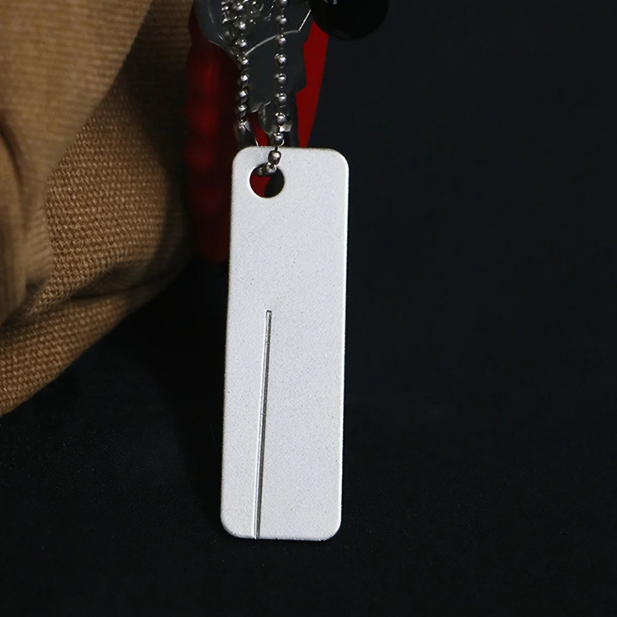 Mini Diamond Knife Sharpener Keychain | Tungsten Carbide Pocket Tool | Outdoor & EDC Sharpener