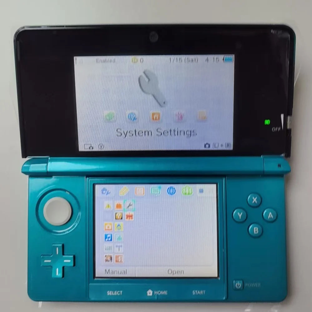 Refurbished 3DS Handheld Video Game Console - Retro Gaming Device with FBI Unlock Nintendo 3DS with Free Game Downloads
