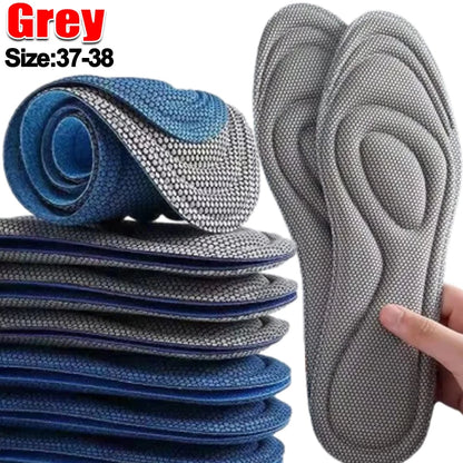 10/20pcs Memory Foam Orthopedic Insoles Shoes Men Women Nano Antibacterial Deodorization Insole Sweat Absorption Running Cushion