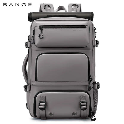 BANGE Expandable Men's Backpack Waterproof 17.3 in Laptop Backpack Man Large Capacity Hiking Travel Bag Male Backpacks for Men