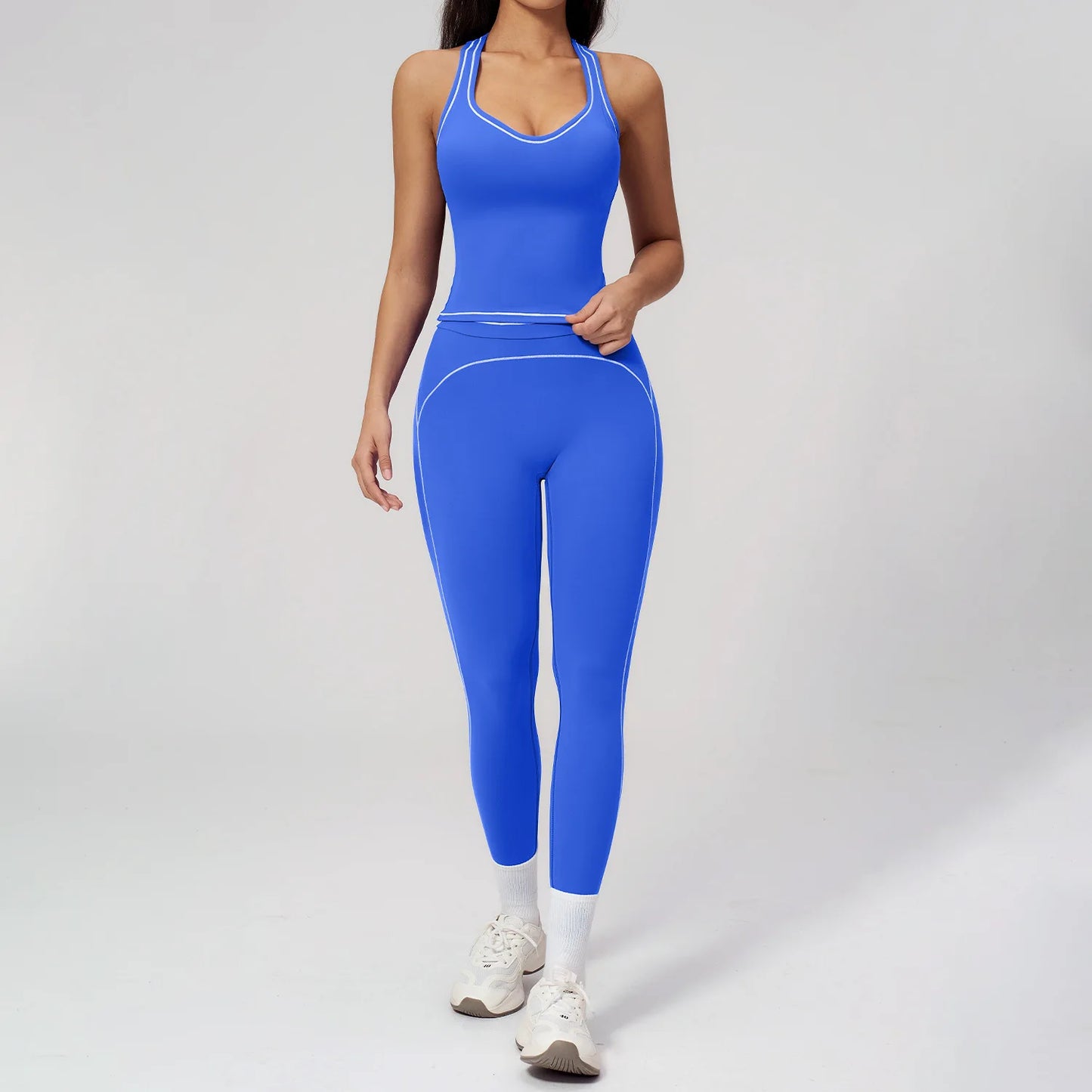 Yoga Suit 2PCS Women Tracksuits Sports Outfits Gym Clothes Running Sports Bra Suits Female Workout Yoga Clothes Athletic Wear