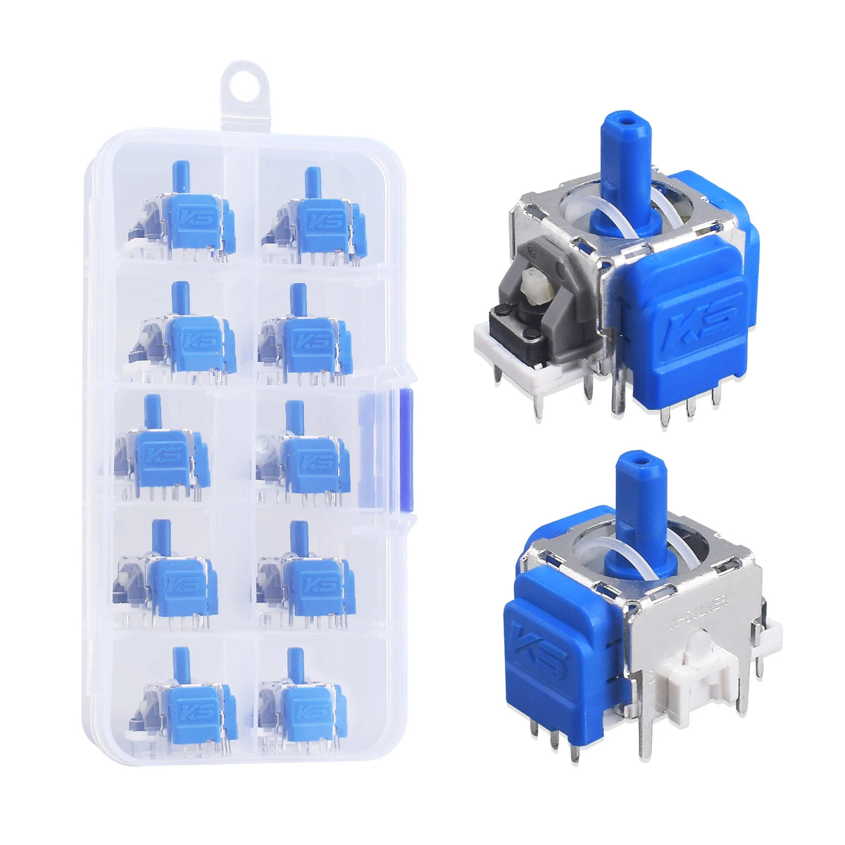 10Pcs Tmr Electromagnetic Joystick Replacement for Ps5 Gamepad 3D Analog Stick Sensor Module for Ps4 Xbox One & Elite Controller