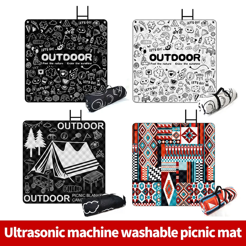 Camping Portables Picnic Mat Lawn Mat Thickened Moisture-Proof Outdoor