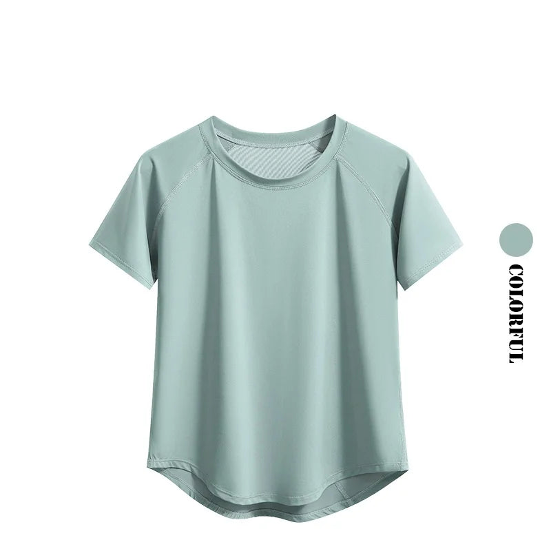 DRUR S-4XL Yoga Set Women Sport Shirts Gym Pants Set 2 Piece Short Fitness Tops Sweatpants Suit Female Summer Sportswear Outfit