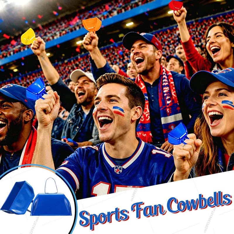 12-100 Pcs Metal Cowbells for Sporting Event 3 Inch Small Noise Makers Cow Bell for Football Event Wedding Party Favor for Guest