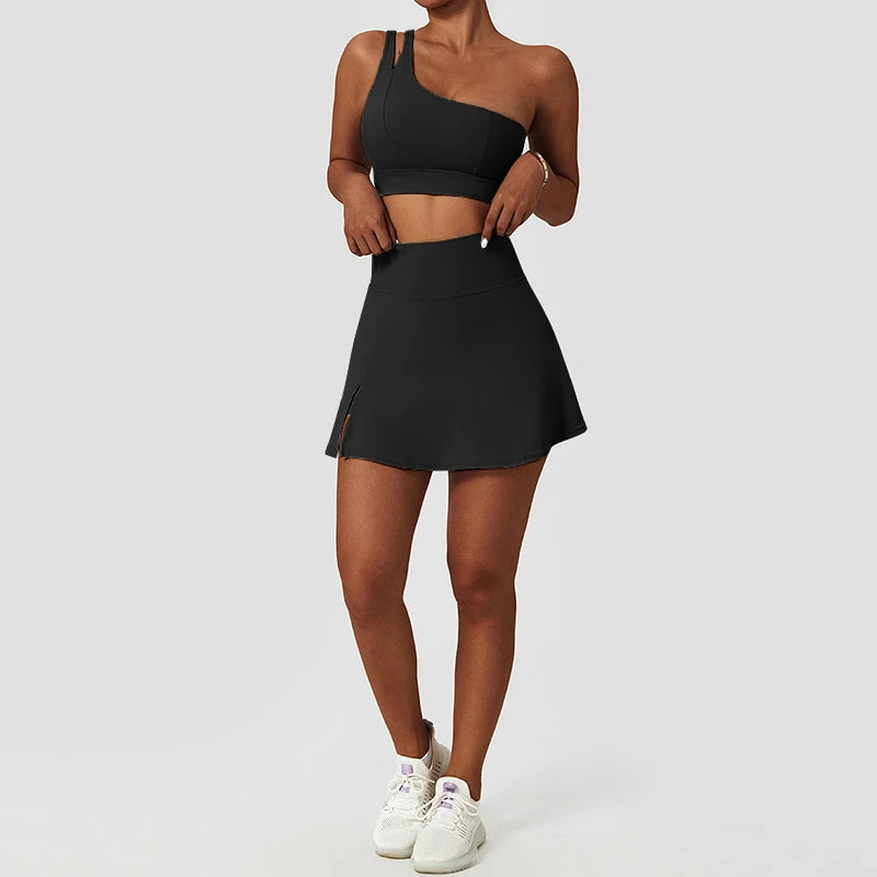 Skinny Sports Sets Women's Tracksuit Scrunch Butt Fitness Suits Push-Up Sexy Workout Sportswear Tights Short Activewear Woman