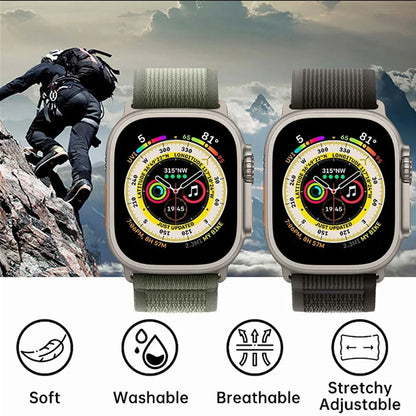 Nylon Trail Loop Strap for Apple Watch Bands 49mm 45 44 42 46 41 40 38mm Bracelet for iWatch Series 11 10 9 8 7 6 5 SE Ultra 3 2