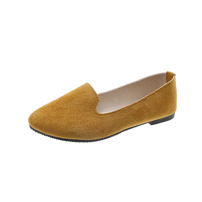 Spring Summer Women Flat Shoes Woman Ballet Flats Candy Color Ladies Shoes Large Size Autumn Casual Shoes Women Loafers WSH2216