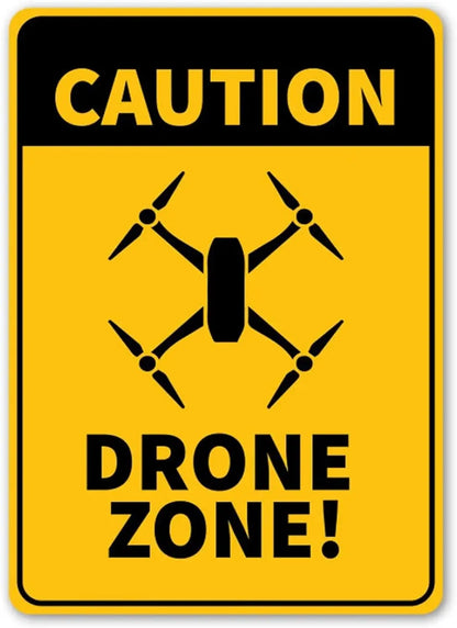 Caution Drone Zone, Drone Lovers, Drone Zone, Drone Parking, Drone Decor, Kid Drone Room, Drone Gift, Drone Hobby Kitchen W sign