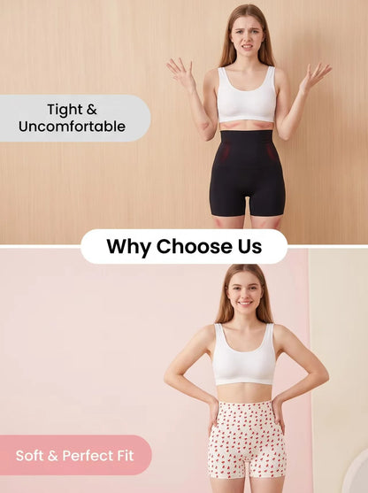 2PSC women's panties sexy solid color boxer shorts fashionable and comfortable panty women's underwear