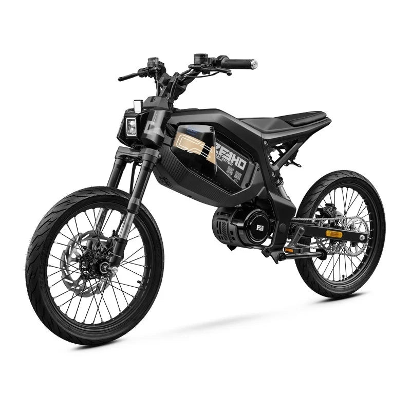 City Electric Motorcycle | 17-Inch Mid-Motor E-Scooter | 50 KM/H Urban Commuter