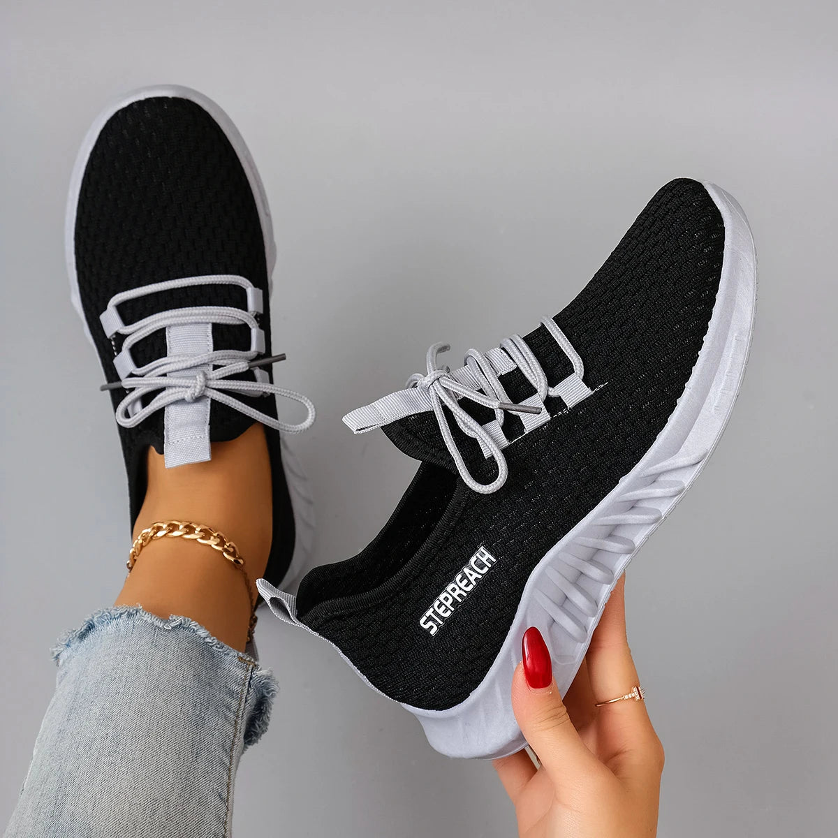 Women's summer breathable mesh flat shoes women's shoes casual sneakers shoes, clearance free shipping