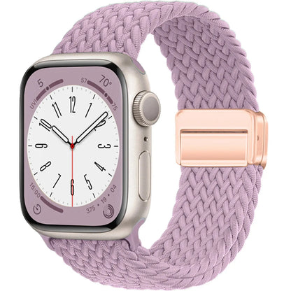 Braided Strap For Apple Watch Bands 40mm 45mm 41mm 44mm 42/46mm 49mm magnetic Bracelet iWatch series se 7 5 6 8 9 10 11 Ultra3 2