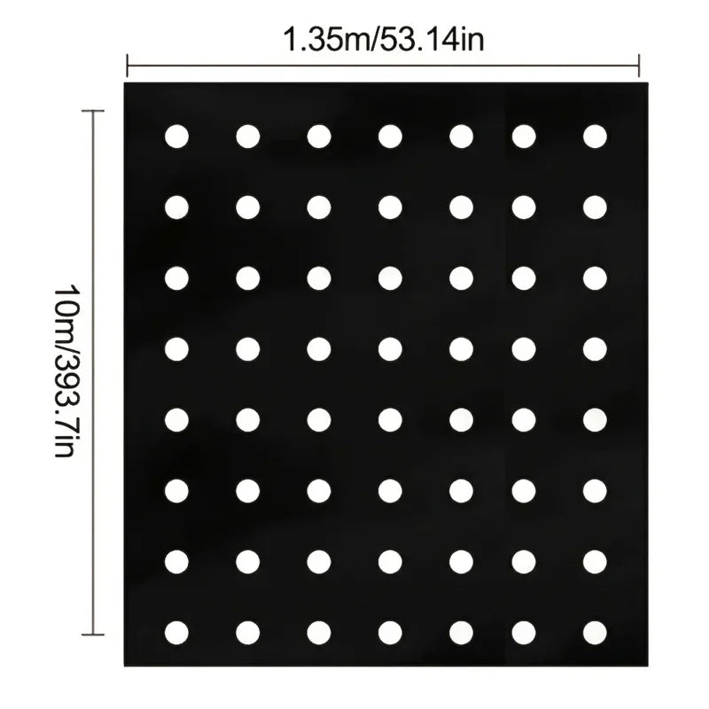 Grow Your Vegetables with Our High-Quality Black Plastic MulchFilm - Perfect for Greenhouses and Plant Protection!