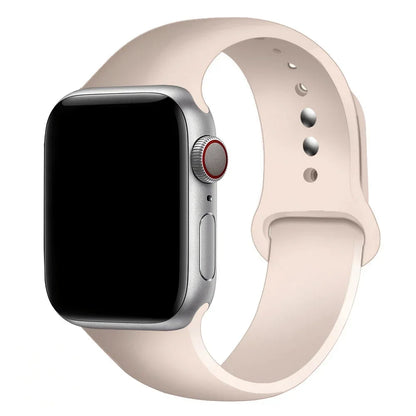 Silicone Band For Apple Watch straps 49mm 40mm 44 mm 45mm 46mm 42mm 41mm 38mm sports bracelet iWatch series 10 9 8 3 SE ultra 2