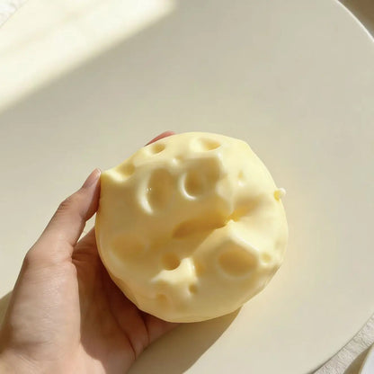 1pc 7cm Square Ultrathin Cheese Ball Squishy, TPR Shell Slow Rebound Squeeze Toy, No Filler, DIY Cheese Skin Squishy, Birthday/Halloween Gift, Perfect Gift, Stress Relief Gift For Teens