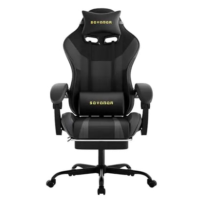 （Local US Inventory）Ergonomic Gaming Chair,A tile 3-in-1 Video Game Chair for Work, Study, and Gaming,Features an Adjustable Bac