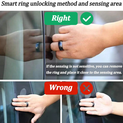 Tesla NFC Ring Waterproof Ceramic Ring Replace Car Key Card Key For Made With Original Card Chips For Tesla Model 3 Model Y