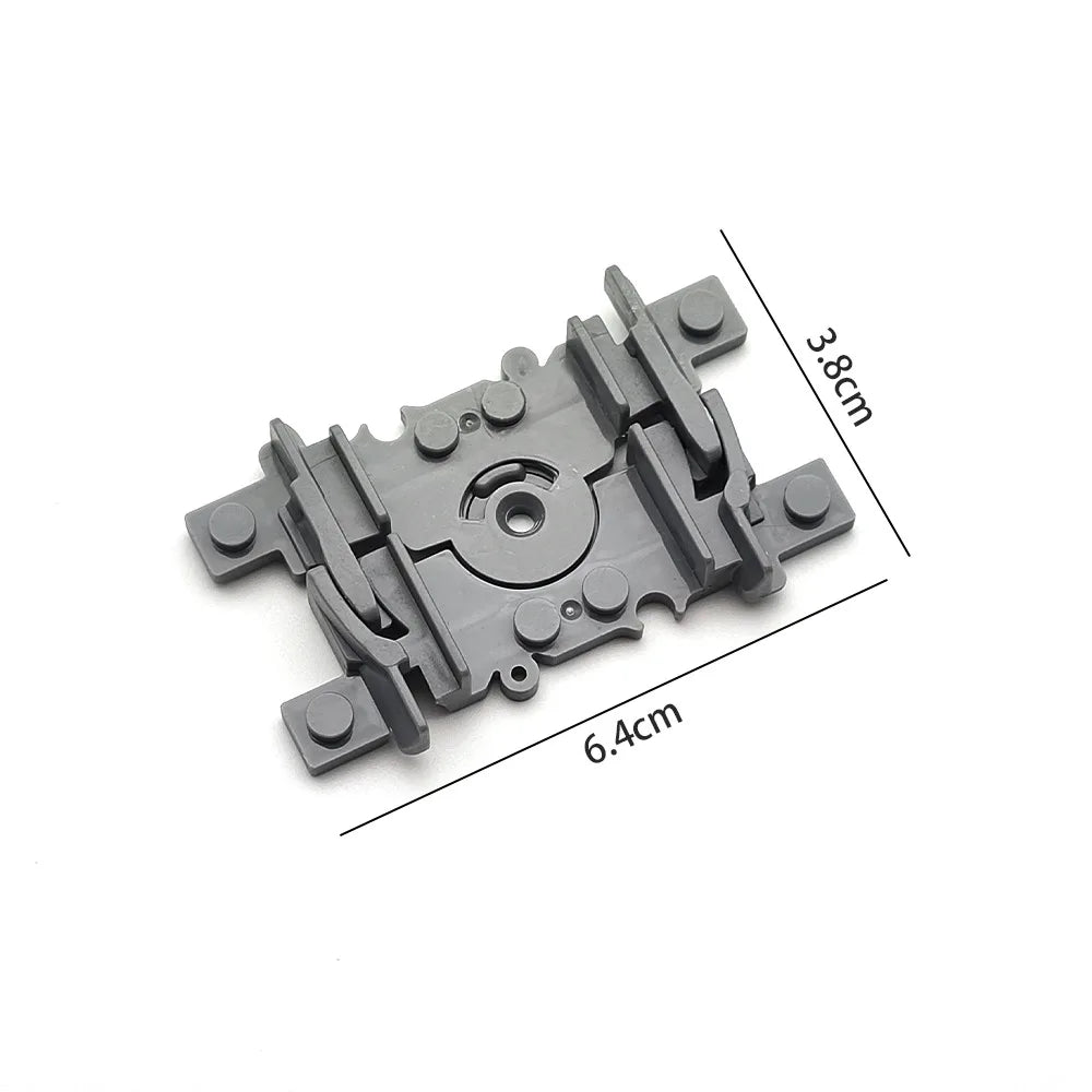City Trains Flexible Tracks Forked Straight Curved Soft Rails Track Switch Building Block Bricks Kids DIY High-tech Creative Toy