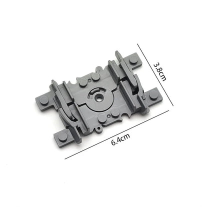 City Trains Flexible Tracks Forked Straight Curved Soft Rails Track Switch Building Block Bricks Kids DIY High-tech Creative Toy