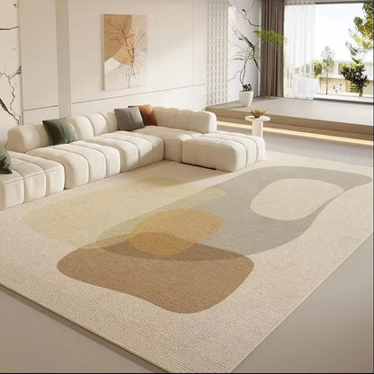 VIKAMA Simple And Light Luxury Living Room Carpet, Bedroom Anti-Slip And Anti-Stain Sofa, Coffee Table Carpet, Home Decoration