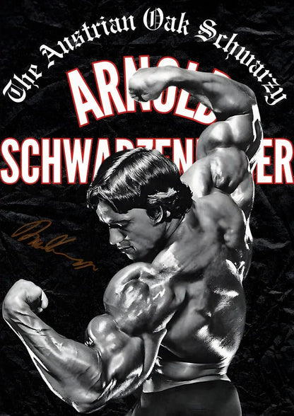 Bodybuilding Motivational Posters Gym Prints Arnold Schwarzenegger Muscle Masculine Canvas Painting Wall Picture Home Room Decor