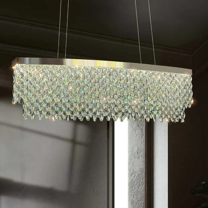 Luxury Crystal Chandelier Light Ceiling Hanging Lamps Home Decoration Dining Room Chandeliers Lights Lighting for Living Room