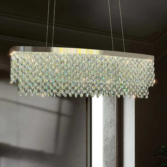 Luxury Crystal Chandelier Light Ceiling Hanging Lamps Home Decoration Dining Room Chandeliers Lights Lighting for Living Room