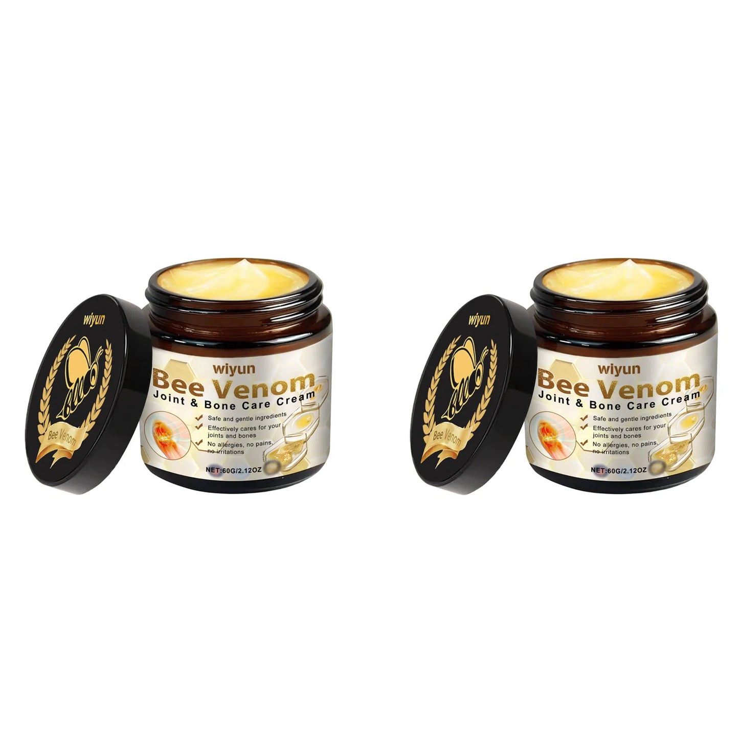 Bee Venom Joint Bone Care Cream oothes Muscle & Joint Discomfort Moisturizing Knee Body Massage Cream for Knees Back Shoulders