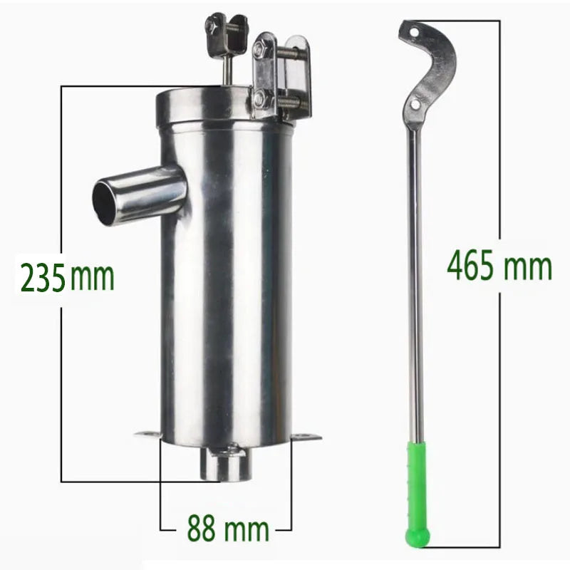 Manual Piston Water Pressure Well Pump Durable Domestic Oil Pump Well Hand Shake Suction Pump Thickness 1.3mm
