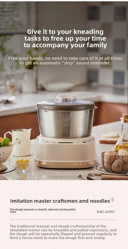 Small dough mixing machine 5L household timed automatic dough kneading machine