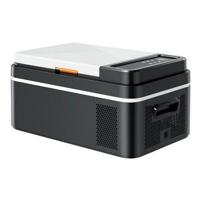Car Refrigerator, DC 12/24V AC100-240V Compressor Electric Cooler, -4°F to 68°F Car Fridge with APP Control, 21 QT Cars Freezer for RVs, Campsites, Boats, Camping, Fishing, 60W Portable Freezer