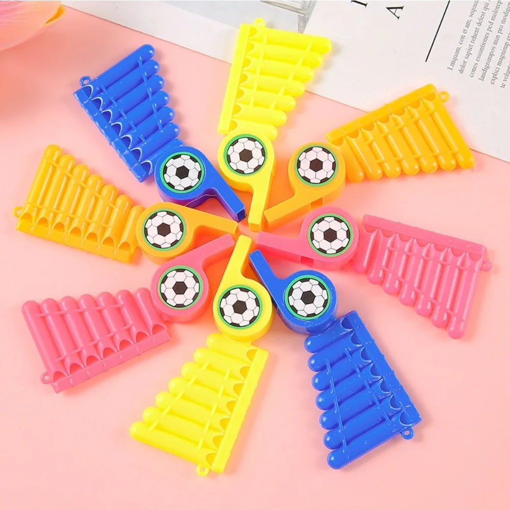 12/24/36Pcs Fun Whistle Harmonic Music Toys  Birthday Party Kindergarten Carnival Party Gifts Prize Gift Bag Treasure Box Filler