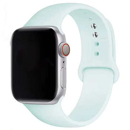 Silicone Band For Apple Watch strap 46mm 44mm 45mm 40mm 41mm 42-38mm 49mm sport bracelet iwatch series 11 10 9 8 7 6 5 SE Ultra3