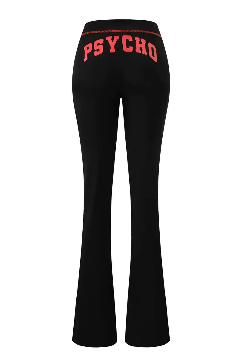 Gia Straight Shoulder Slim Letter Print Slim Hooded Zipper Short Jacket Sports Casual Pants Set