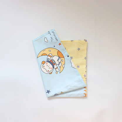 Kids Pillow with Pillowcase Set For Toddler Infant Soft Children Sleeping Pillow Core Cover for Baby Nursery Crib Travel 30x50cm