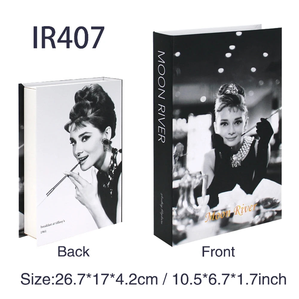 Luxury Fake Books Home Decoration Accessories for Living Room Fashion Fake Book Storage Box Simple Nordic Coffee Table Books