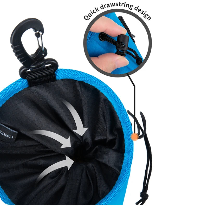 SMALL COMBINATION Portable Dog Training Snack Bag Puppy Dog Snack Bag for Leash Outdoor Pet Snacks Awards Waist Bag XZH-T24001-1
