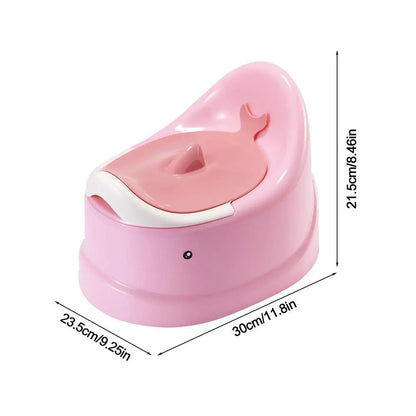 1pc Portable Toddler Potty Baby Toilet Trainer Training Toilet For Travel Stable And Safe Oval Bottom Design Non Slip Potty