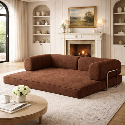 #Modern L Shape Sectional Sofa Cream White Fabric Deep Seat Cloud Modular Living Room Sofa Luxury Nordic Style Home Sofa Set