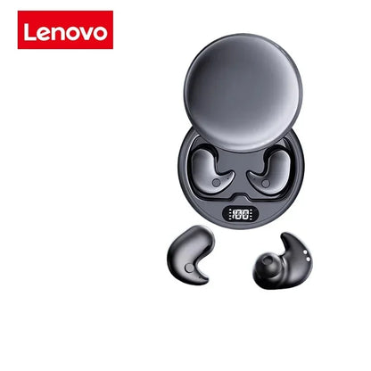 Lenovo Bluetooth Wireless Earphones Small Earbuds Sleeping Sport Invisible Headphones Bass Sound Quality Headset Sliding Cover